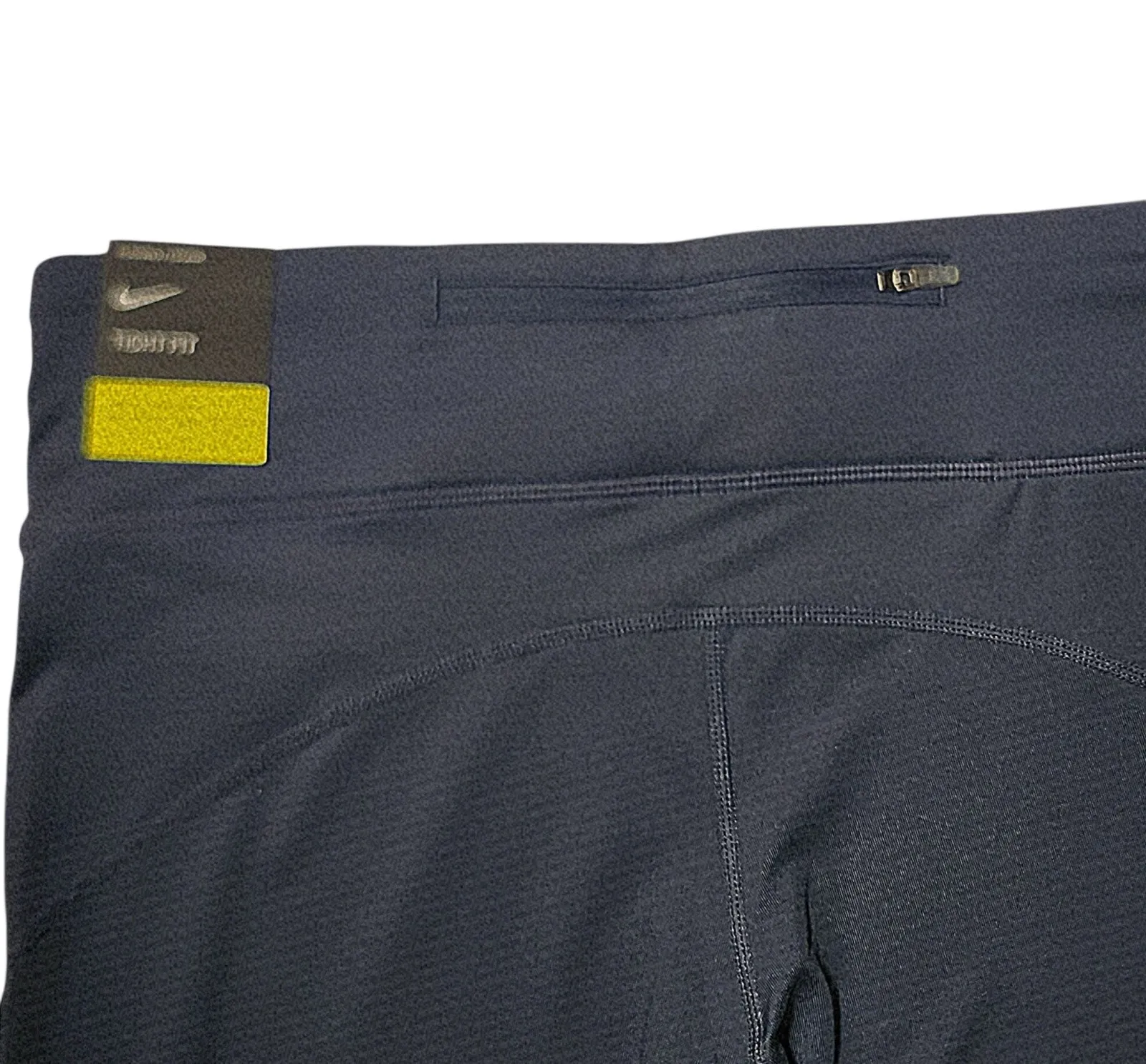 Womens Nike Power Dri-Fit Tight Fit 27" Gray Running Leggings - Image 2