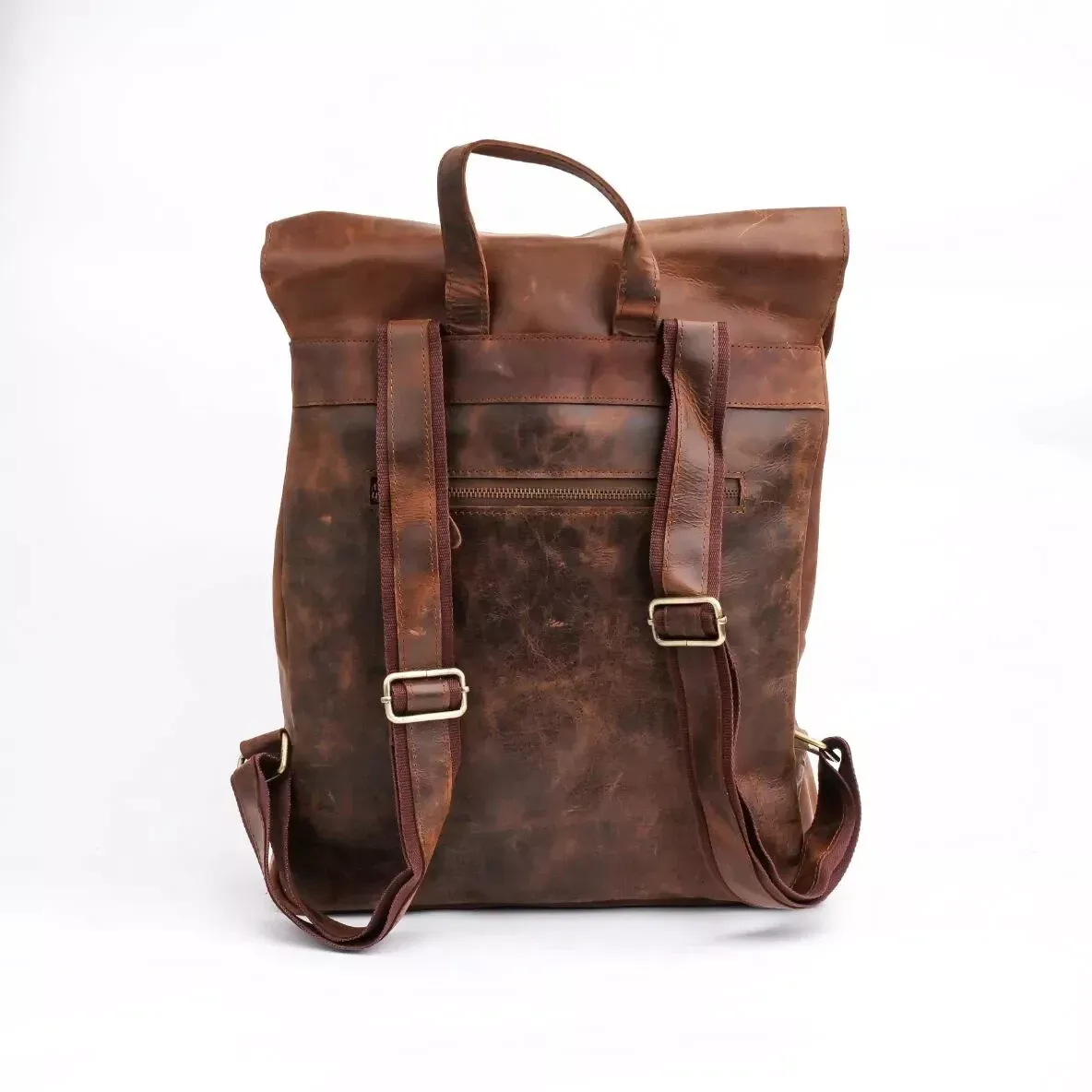 Nomad Vintage Leather Backpack - Image 4