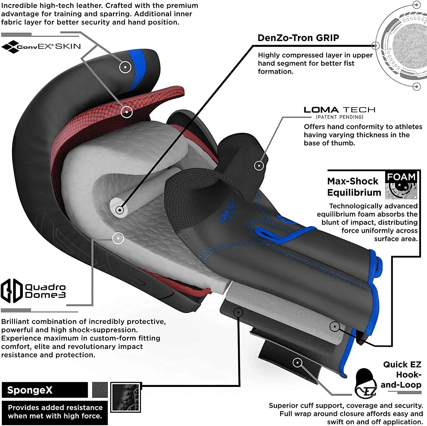 RDX Boxing Gloves for Men Women MMA Sparring Gloves Muay Thai Kickboxing Gloves - Image 3