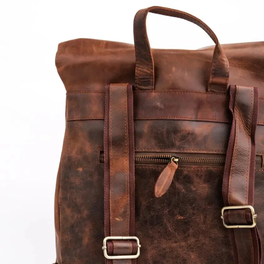 Nomad Vintage Leather Backpack - Image 7
