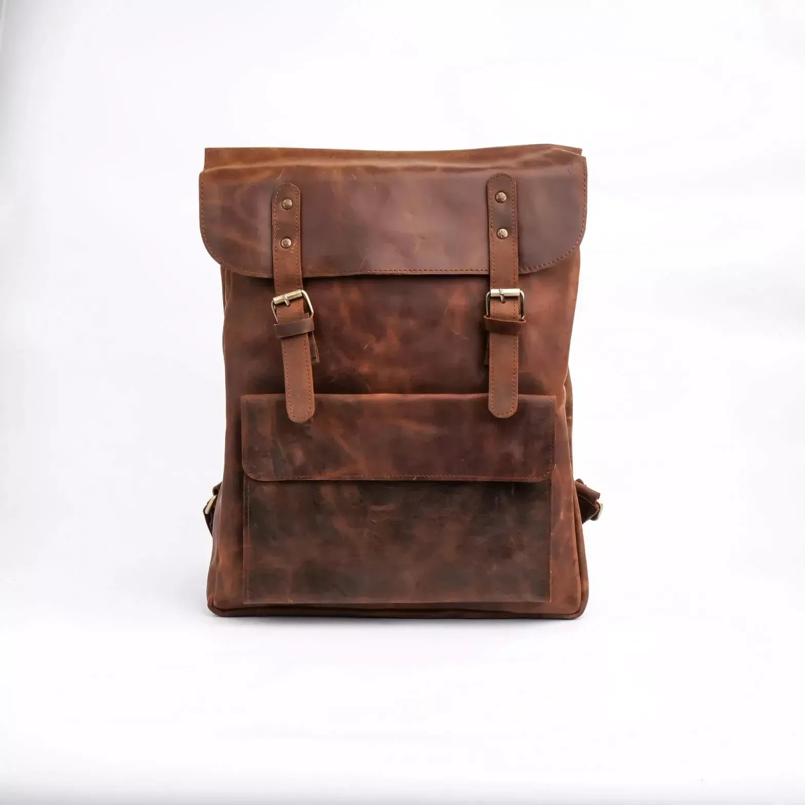 Nomad Vintage Leather Backpack - Image 10