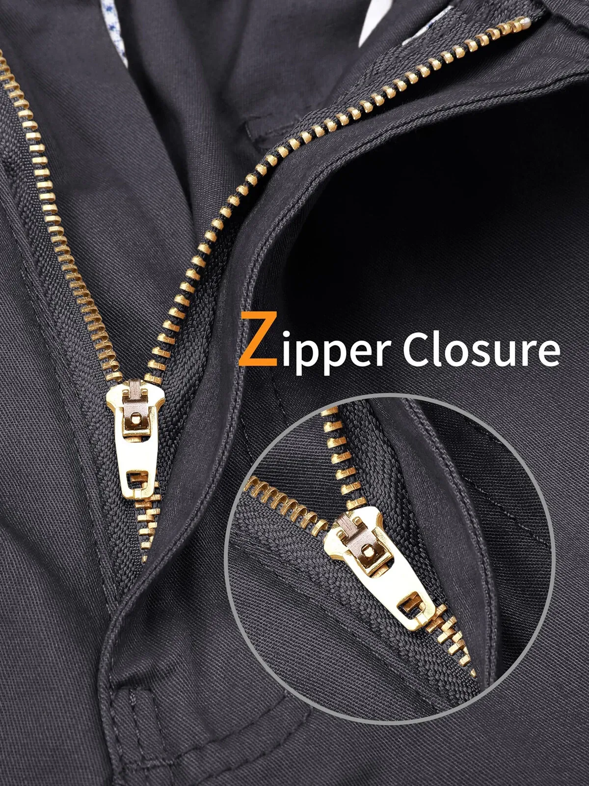 Men's Casual Cotton Cargo Shorts Outdoor Hiking 3/4 Length Below Knee Pants Man - Image 7