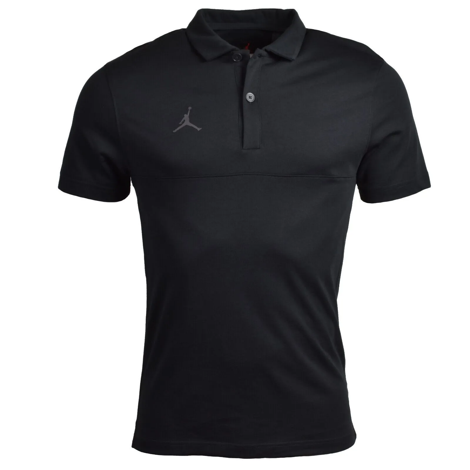 Nike Jordan Men's Polo Shirt – Black, White, or Gray – Jumpman Logo Golf Casual