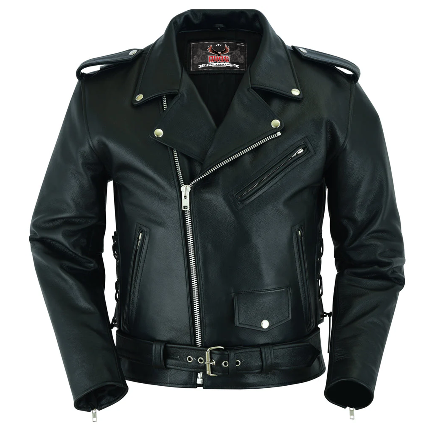 Men’s Leather Jacket Premium Classic Style Motorcycle Rider Jacket